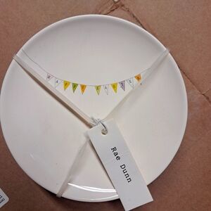 New! Rae Dunn set of 5 Easter ceramic appetizer/dessert plates.